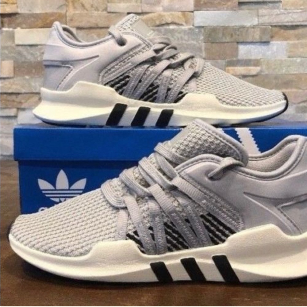 Grey and Black Adidas EQT